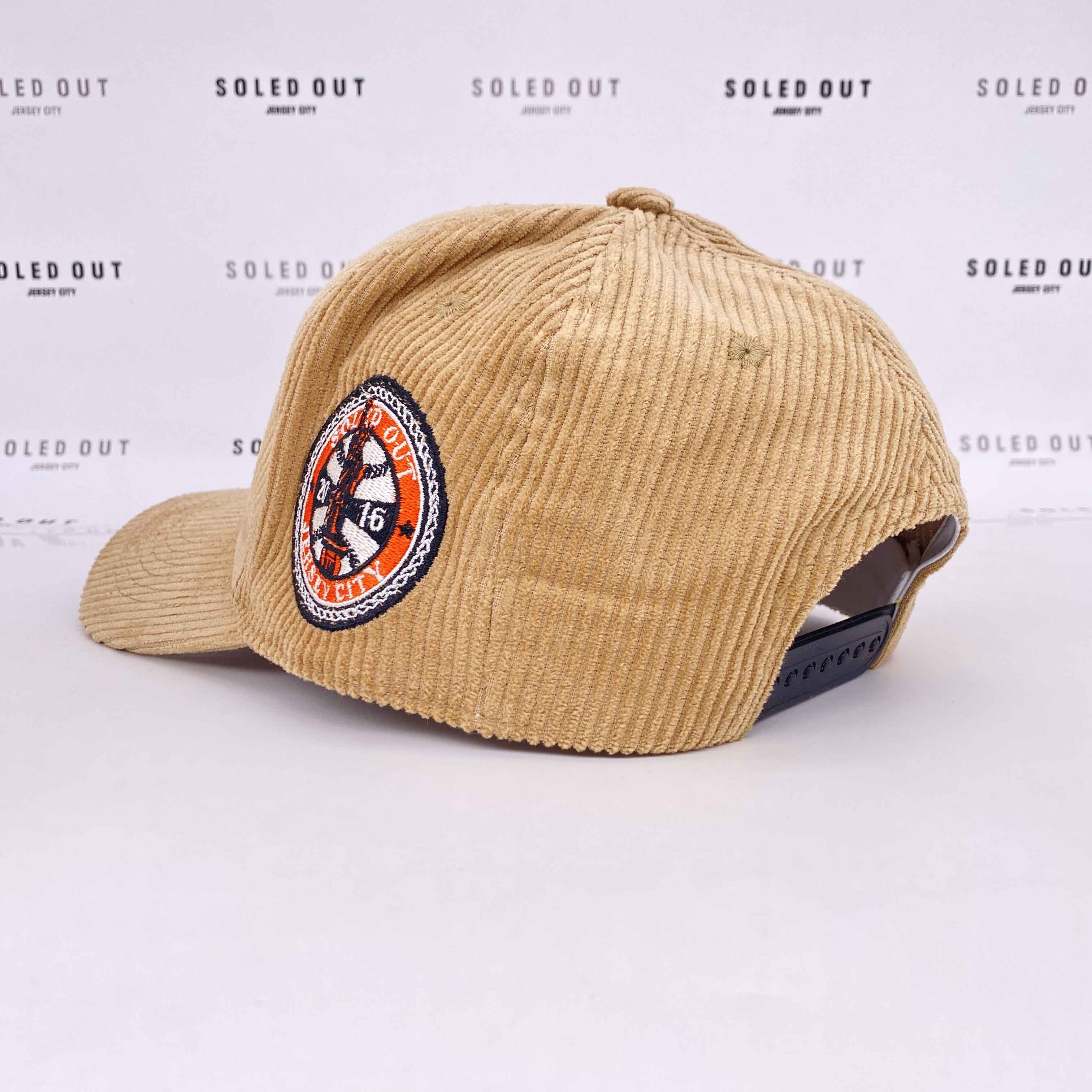 Soled Out Snapback &quot;CORDUROY TAUPE&quot; 2022 New Size OS