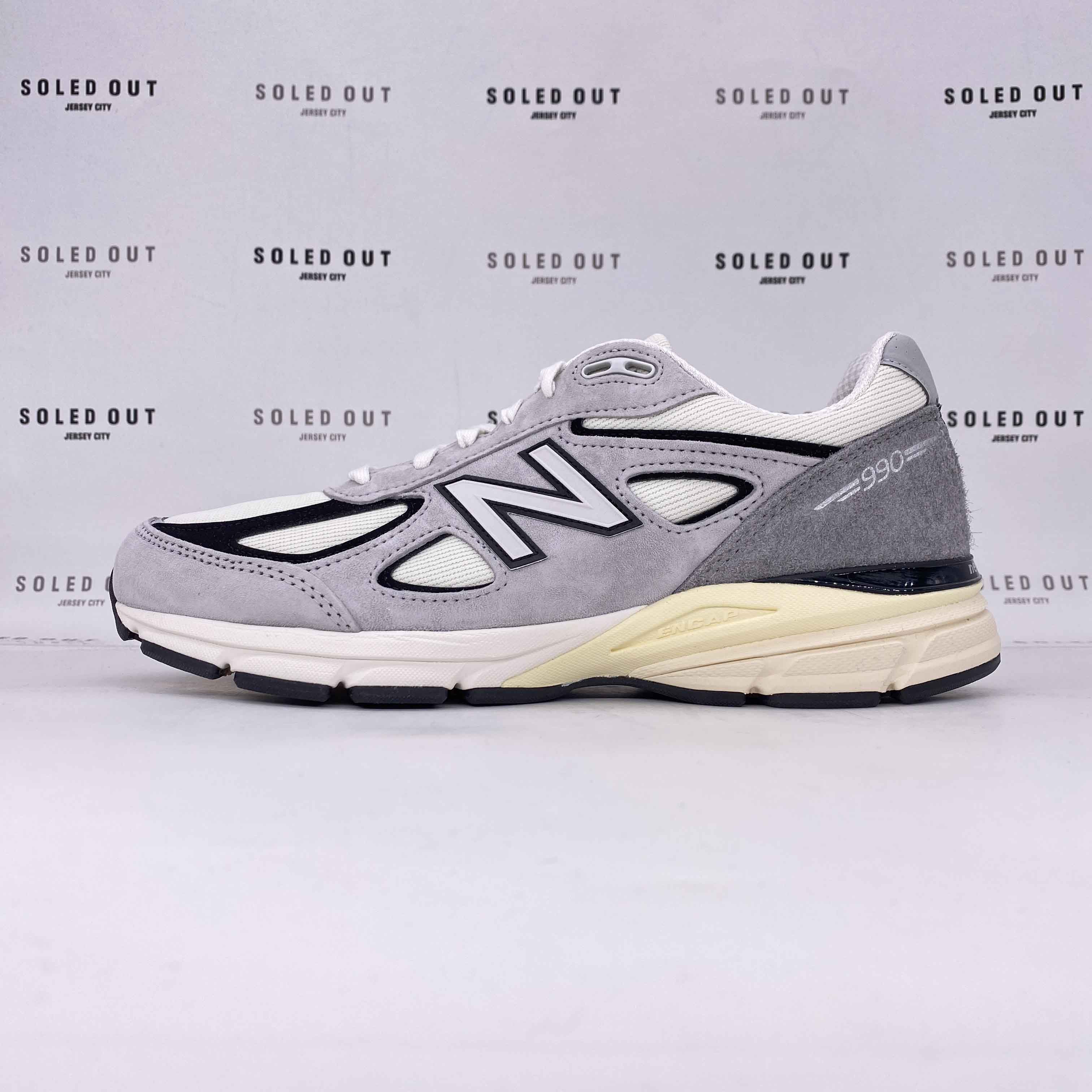New Balance 990V4 &quot;Grey Black Cream&quot; 2022 New Size 10
