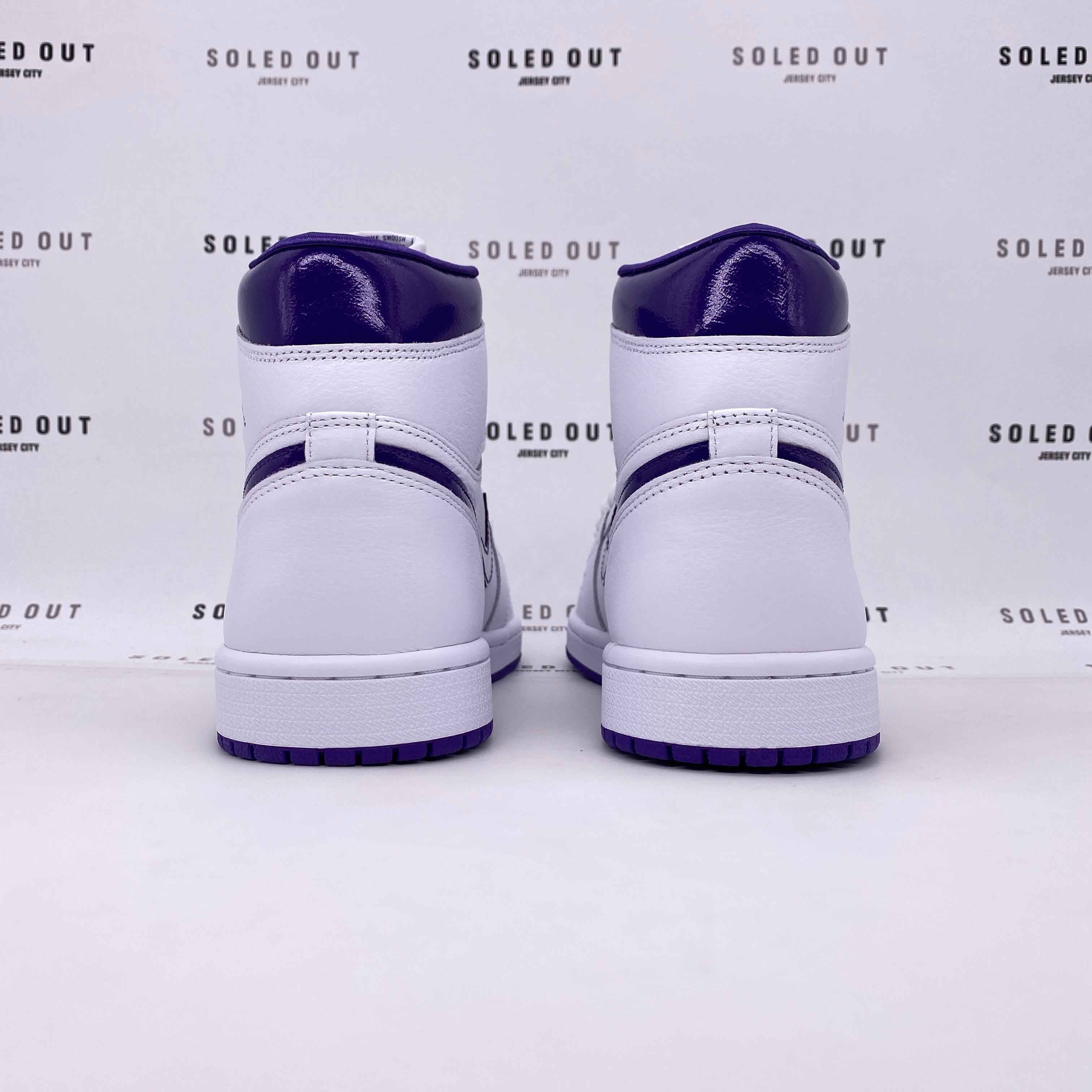 Air Jordan (W) 1 Retro High OG "Metallic Purple" 2021 New Size 11W