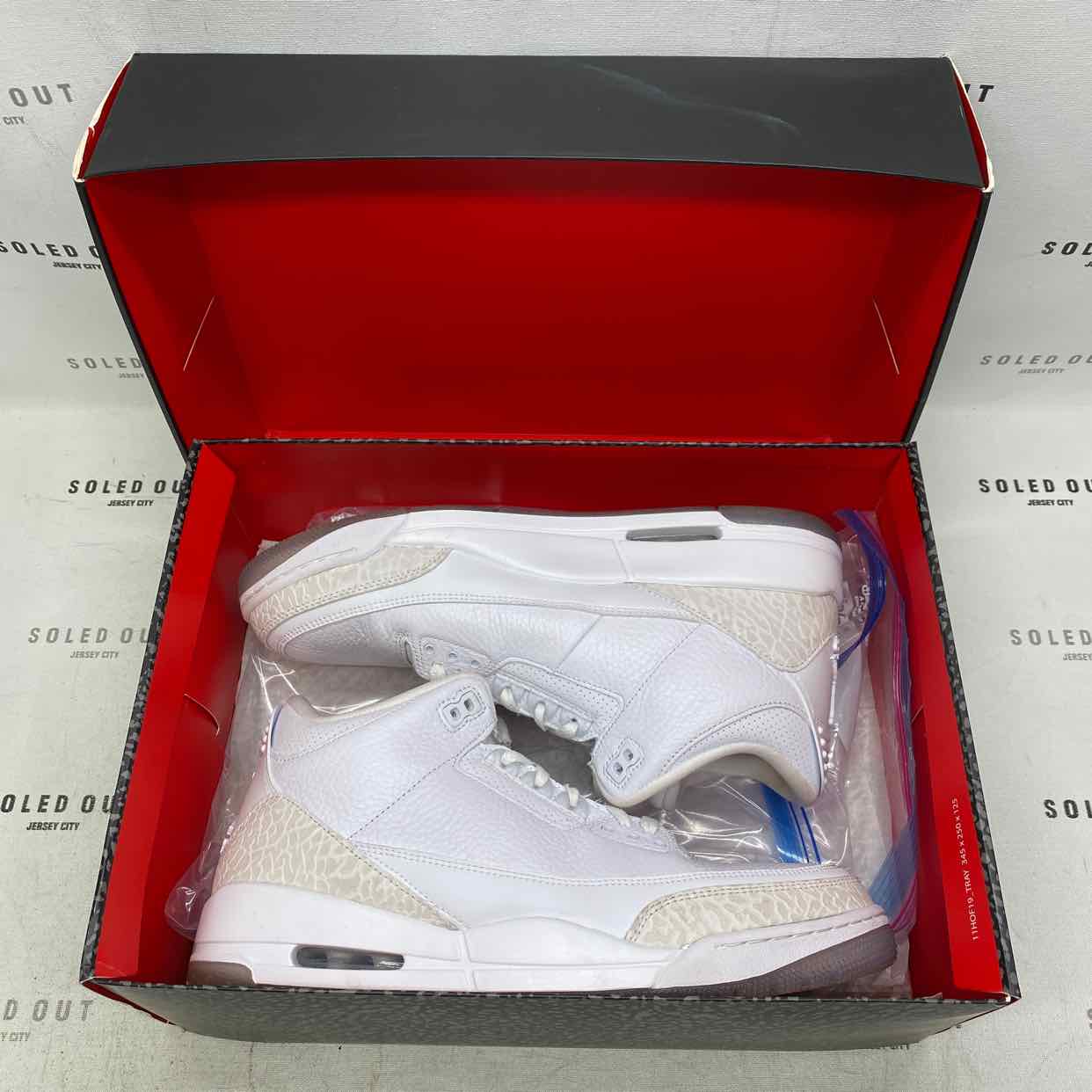 Air Jordan 3 Retro &quot;Pure White&quot; 2018 Used Size 10.5