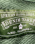 Denim Tears Hoodie "COTTON WREATH" Green New Size XL