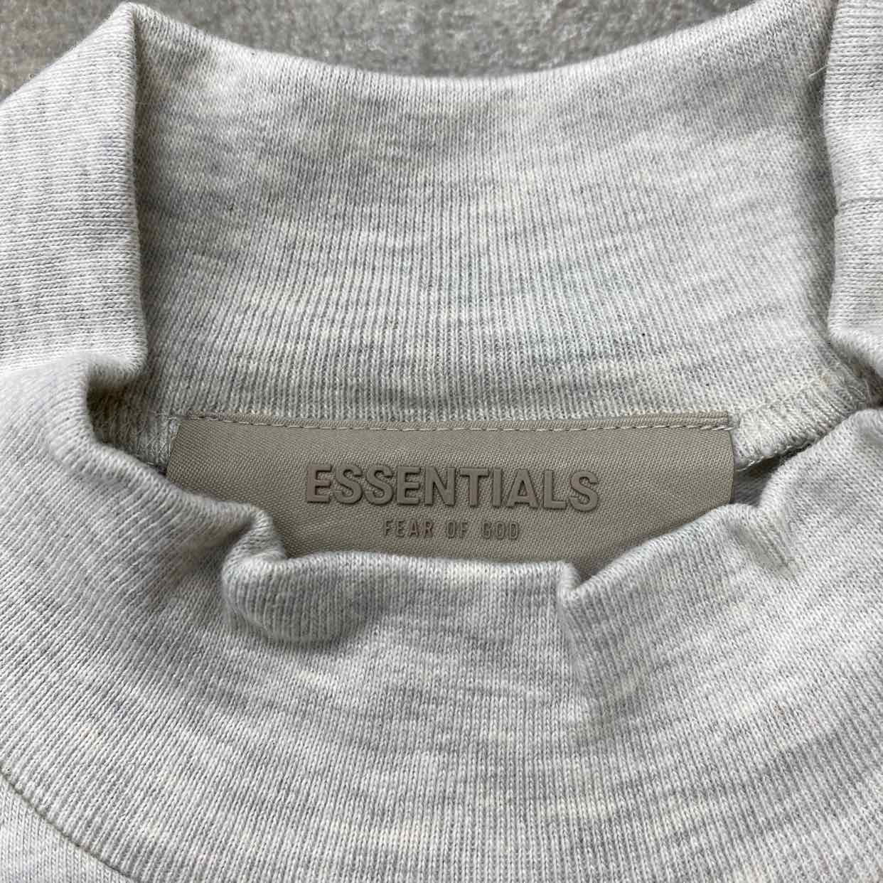 Fear of God Long Sleeve &quot;ESSENTIALS&quot; Light Oatmeal New Size S