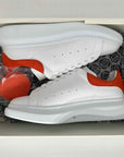 Alexander McQueen Over Sized Sneaker "White Orange"  New Size 42