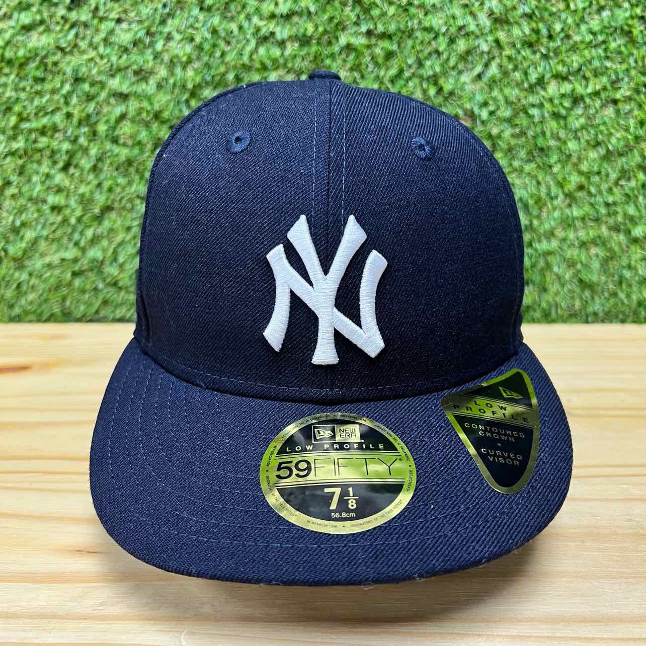 Kith Fitted Hat &quot;KITH YANKEE&quot; Used Navy Size 7 1/8