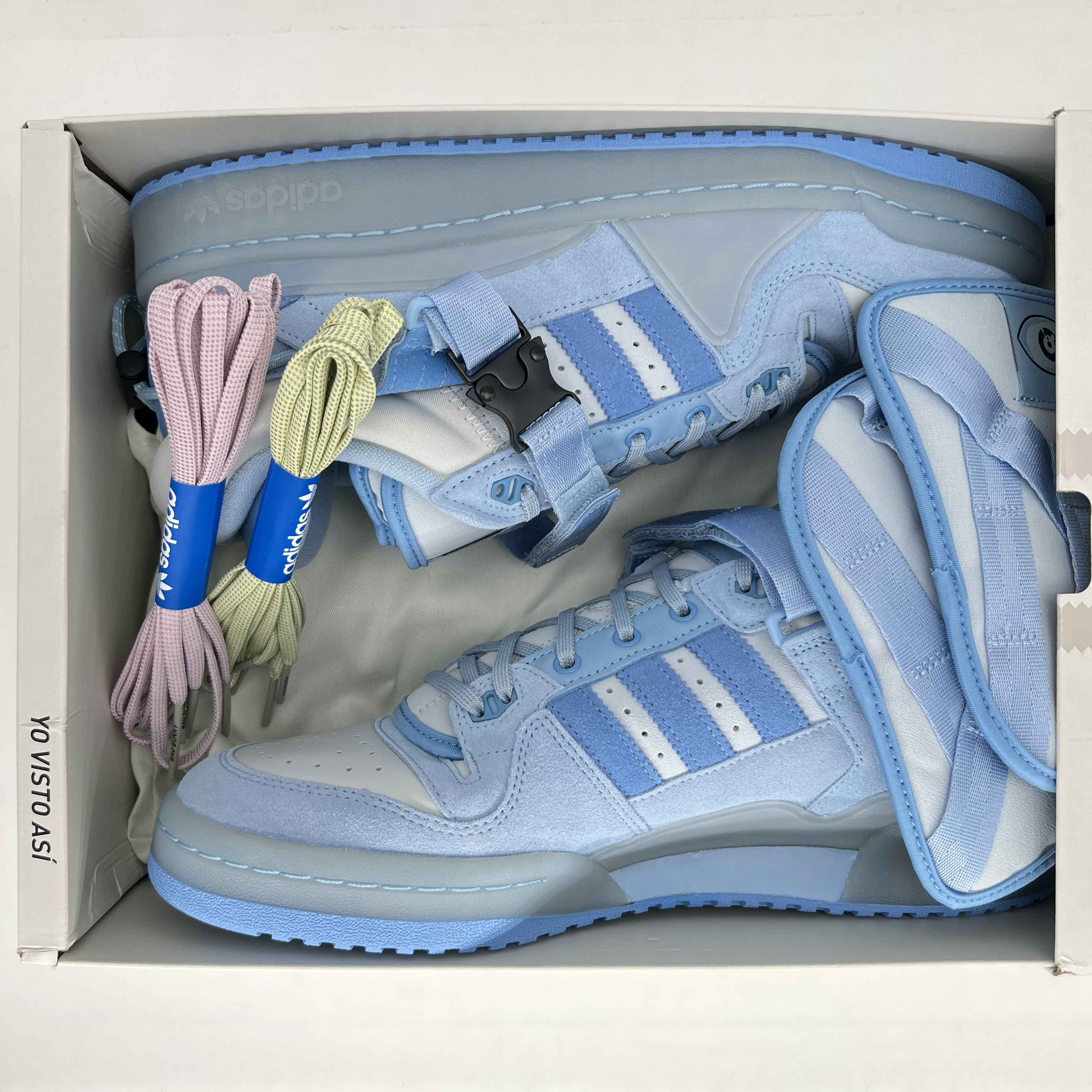 Adidas Bad Bunny Forum Low &quot;Blue Tint&quot; 2022 New Size 10.5