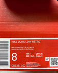 Nike Dunk Low Retro "UNC" 2021 New Damaged Box Size 8