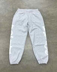 Sp5der Sweatpants "BELUGA" Grey New Size XL
