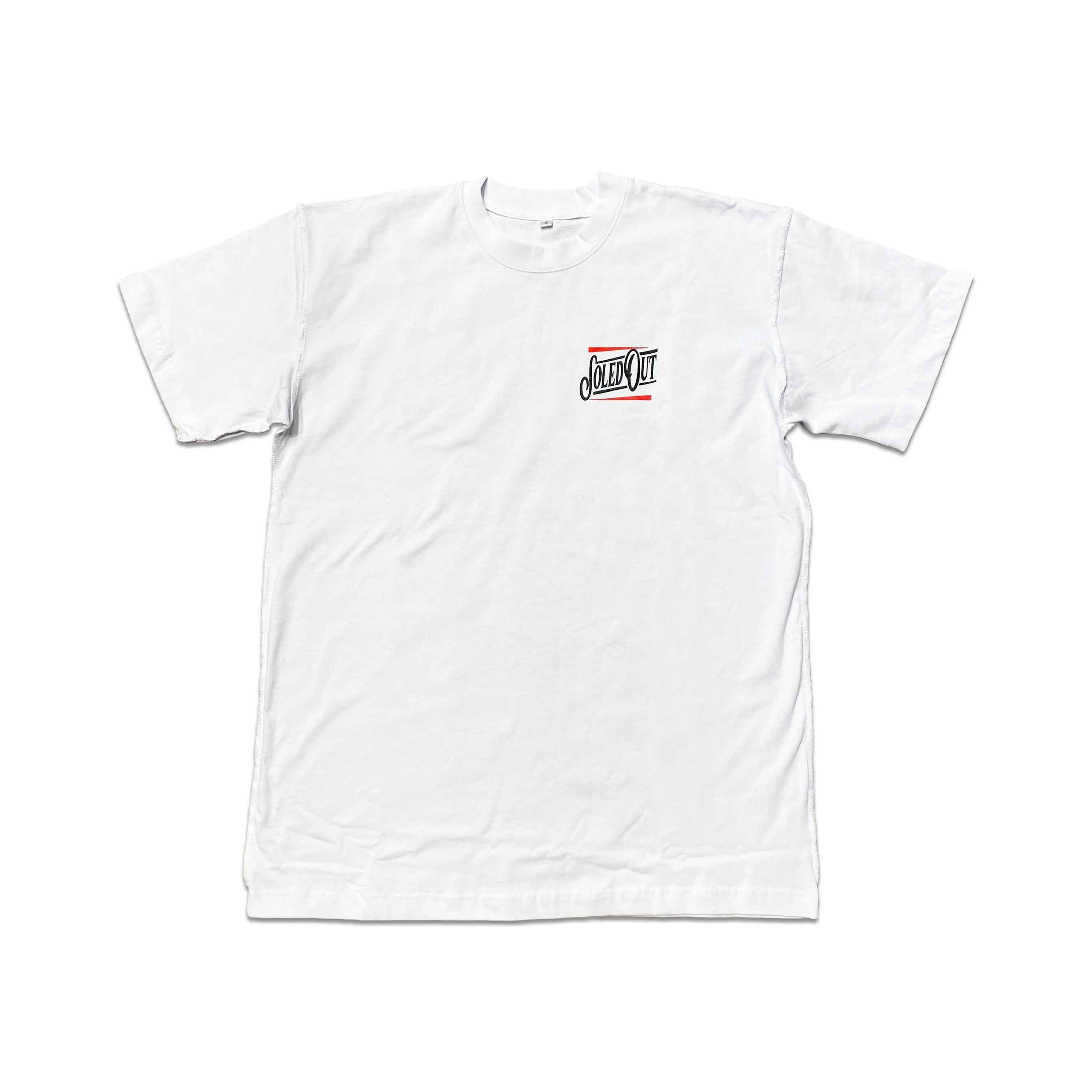 Soled Out T-Shirt &quot;ADVERTISEMENT&quot; White New Size L