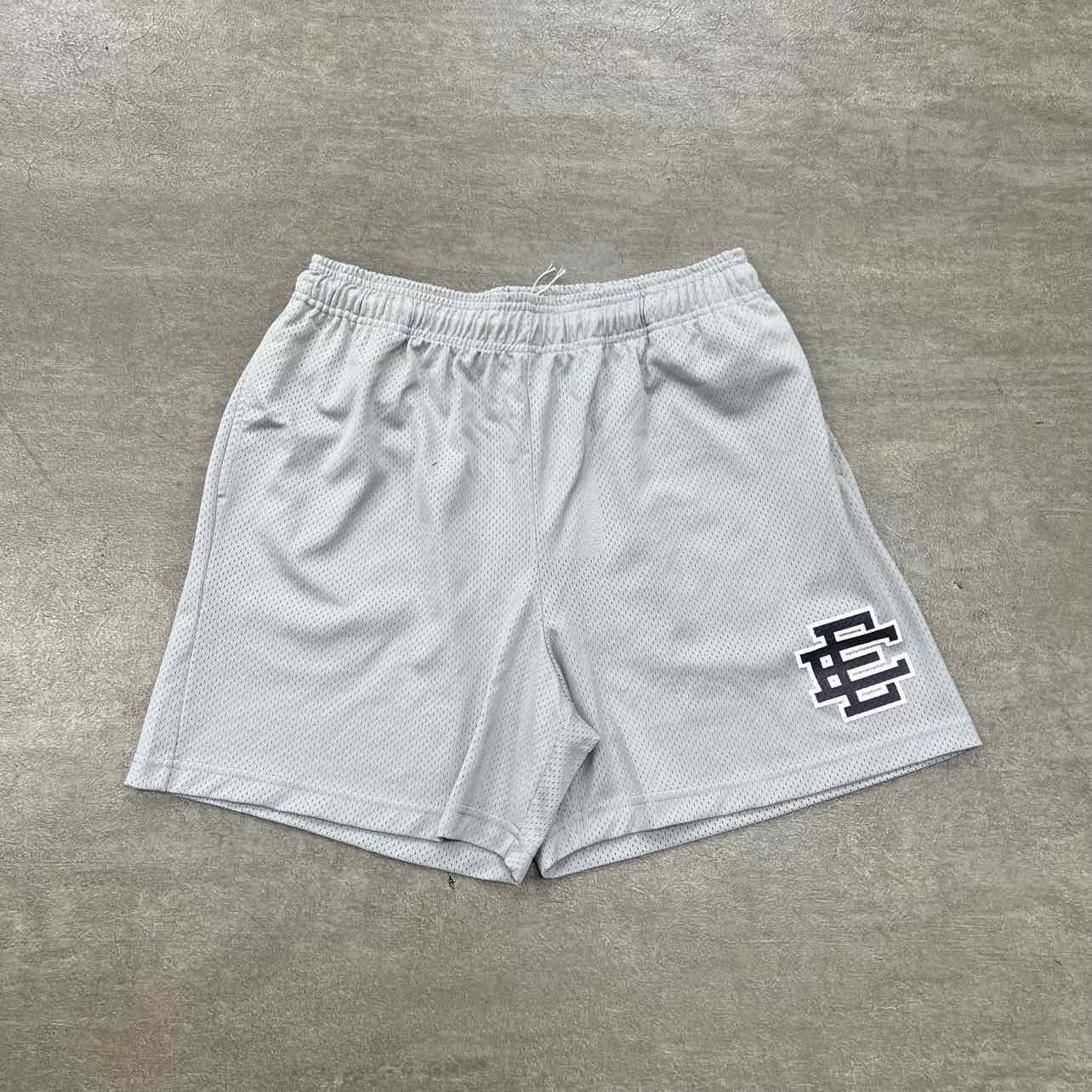 Eric Emanuel Mesh Shorts &quot;GREY&quot; Black New Size XL