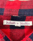Needles Flannel "REWORKED" Multi-Color Used Size XL