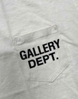 Gallery DEPT. T-Shirt "POCKET LOGO" Cream New Size S