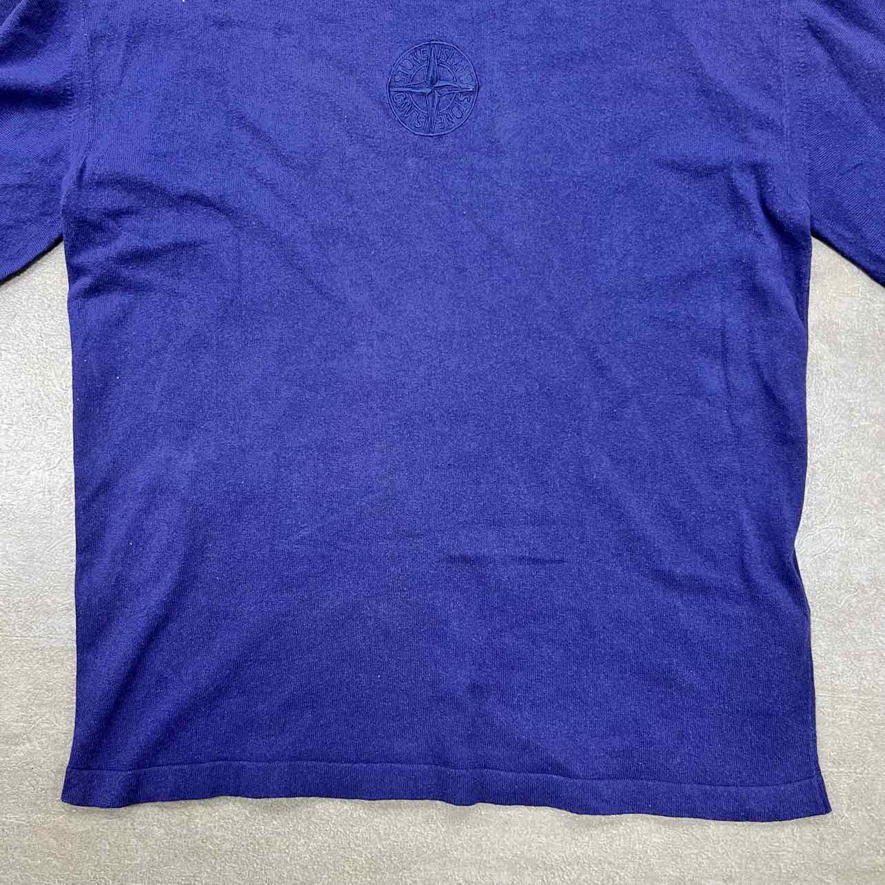 Stone Island T-Shirt &quot;COMPASS&quot; Navy Used Size M