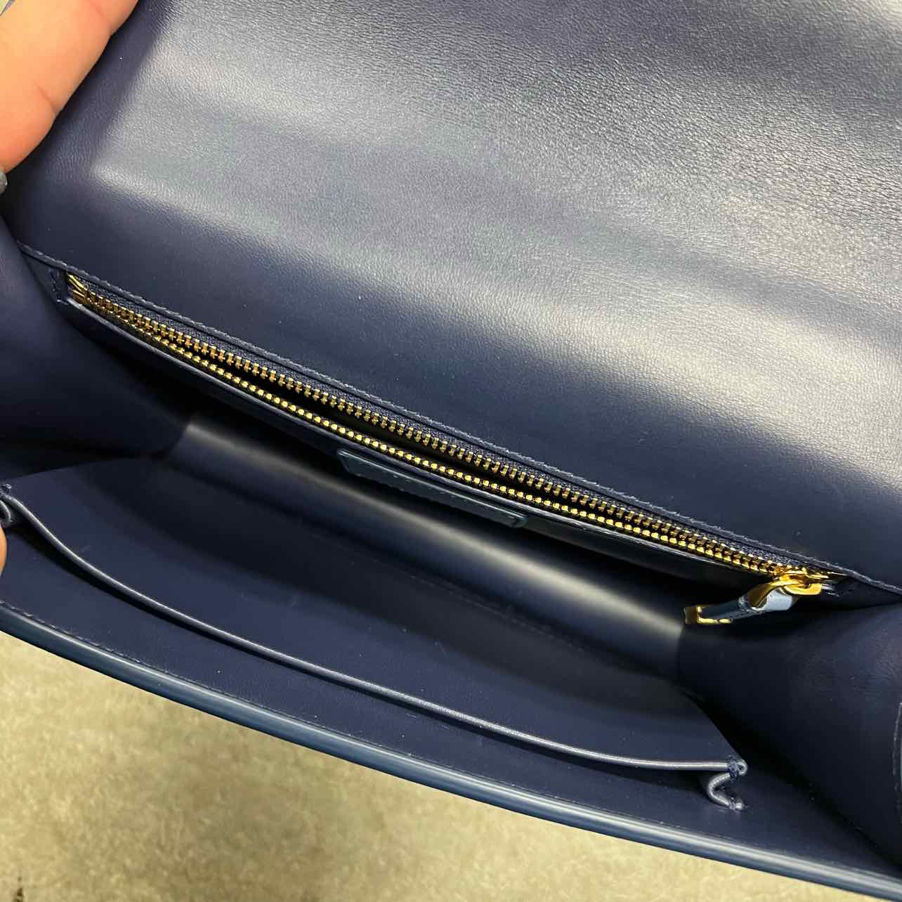 Dior Shoulder Bag &quot;MONTAIGNE FLAP&quot; New (Cond) Blue