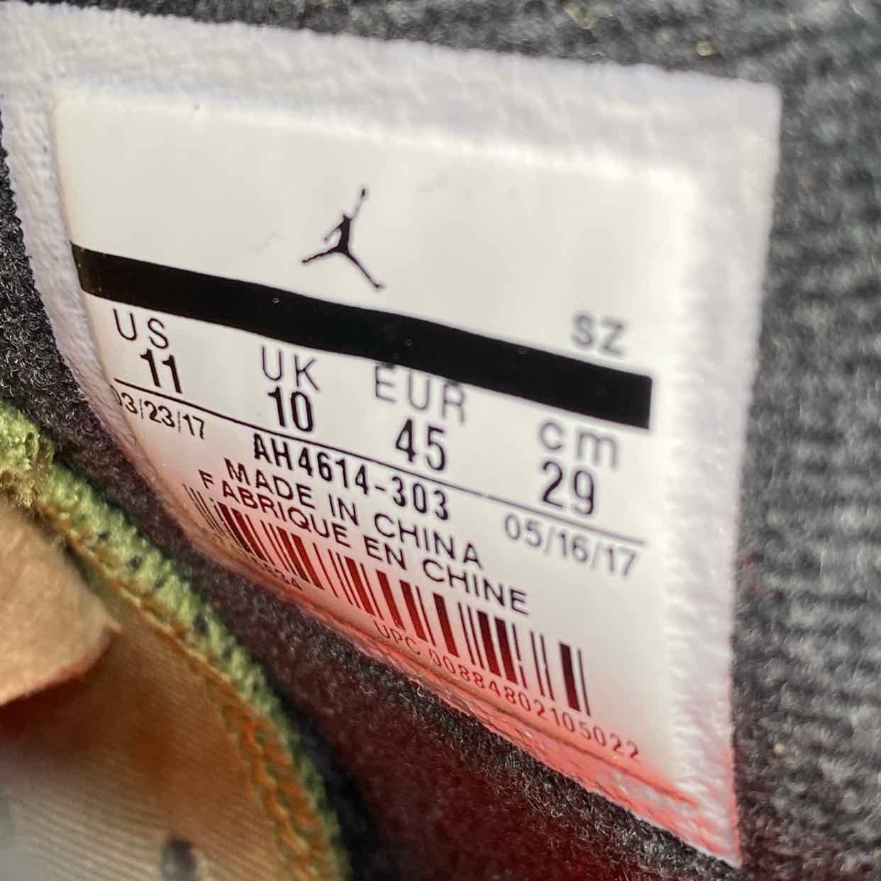 Air Jordan 6 Retro &quot;Pinnacle Promo Flight&quot; 2017 Used Size 11