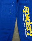 Sp5der Sweatpants "MARINA BLUE" Blue New Size XL