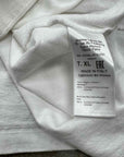 Lanvin T-Shirt "T.V" White Used Size XL