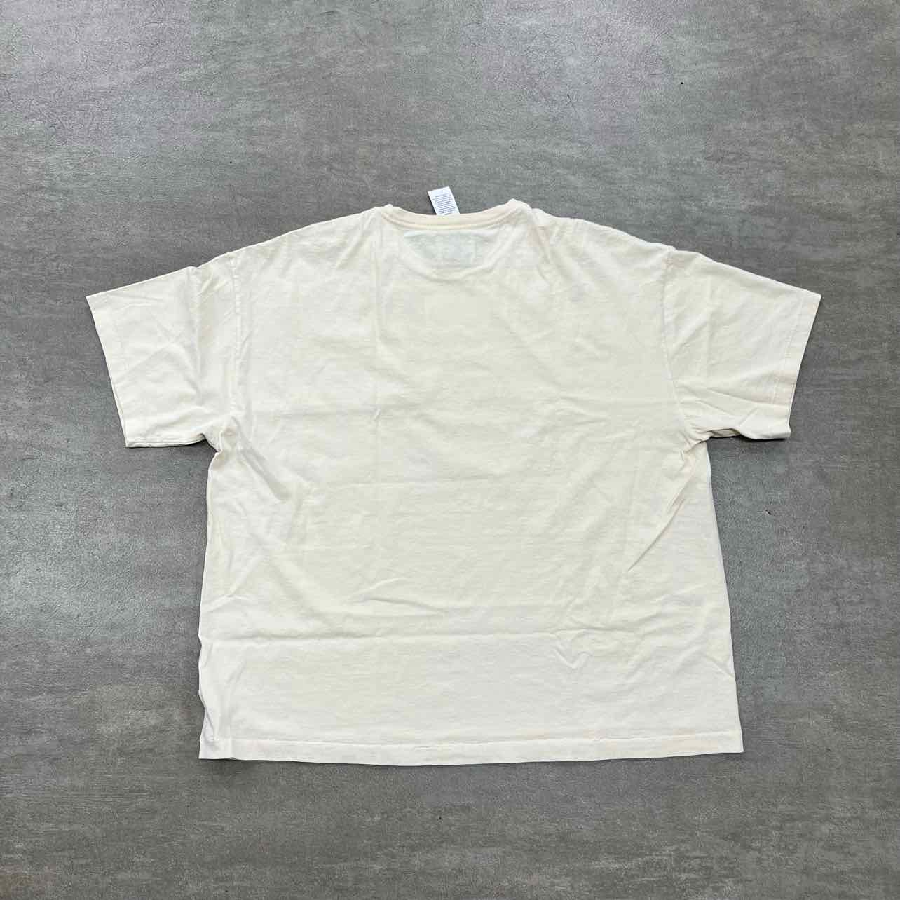 Gallery DEPT. T-Shirt "POCKET LOGO" Cream New Size XL