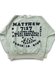 CPFM Crewneck Sweater "JESUS IS KING" Olive New Size M