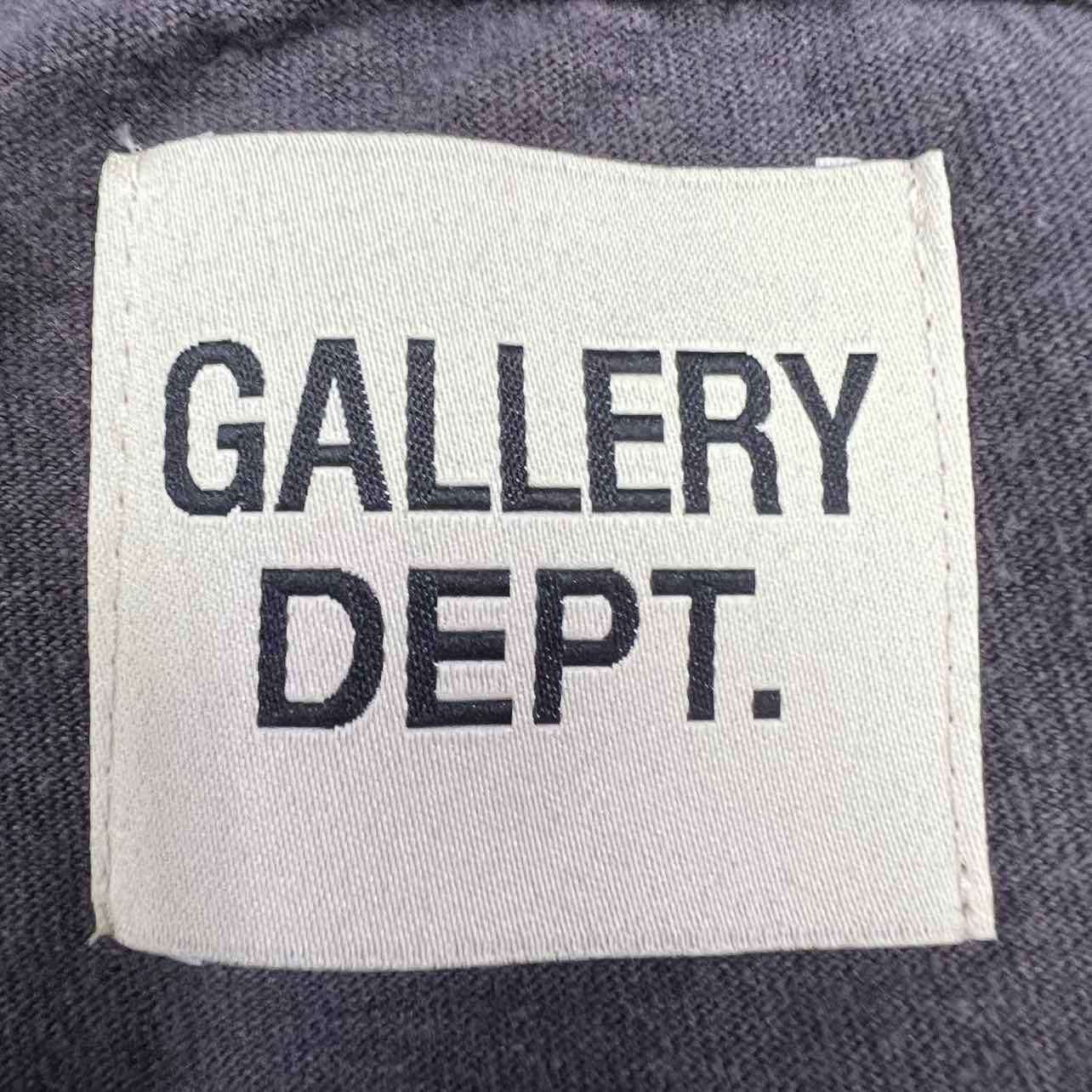 Gallery DEPT. Long Sleeve &quot;FLAMES&quot; Vintage Black New Size S
