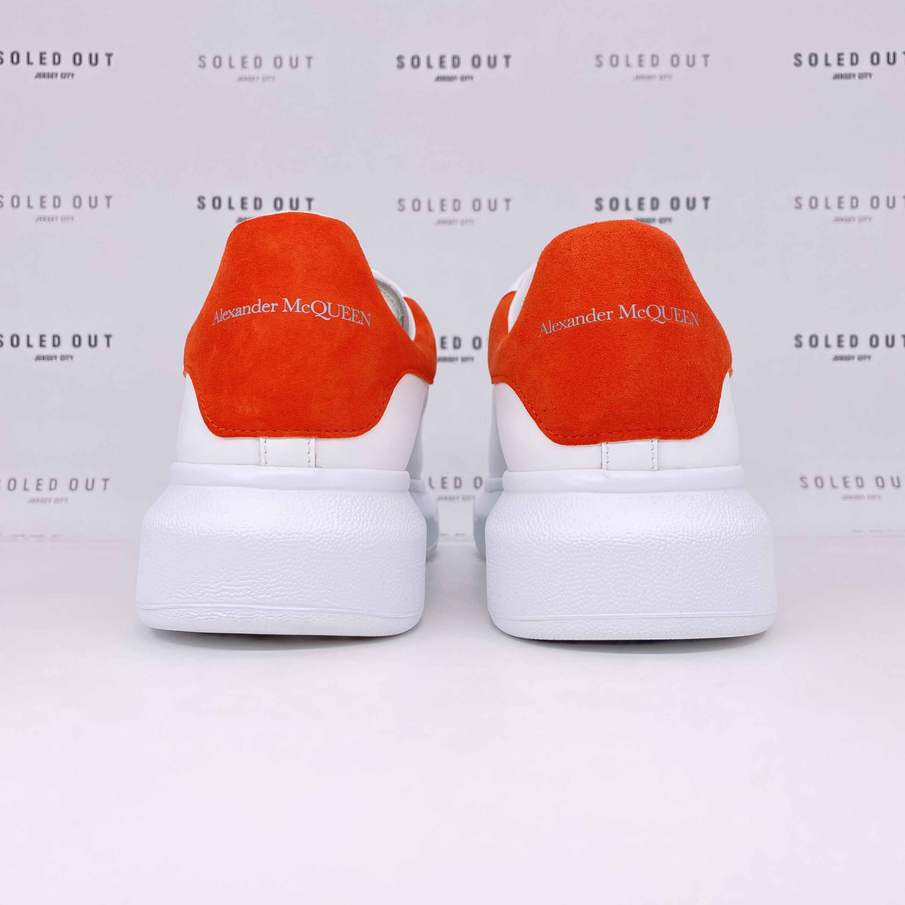 Alexander McQueen Over Sized Sneaker "White Orange"  New Size 42