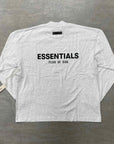Fear of God Long Sleeve "ESSENTIALS" Light Oatmeal New Size S