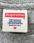 Supreme T-Shirt "TAXI" Grey Used Size M