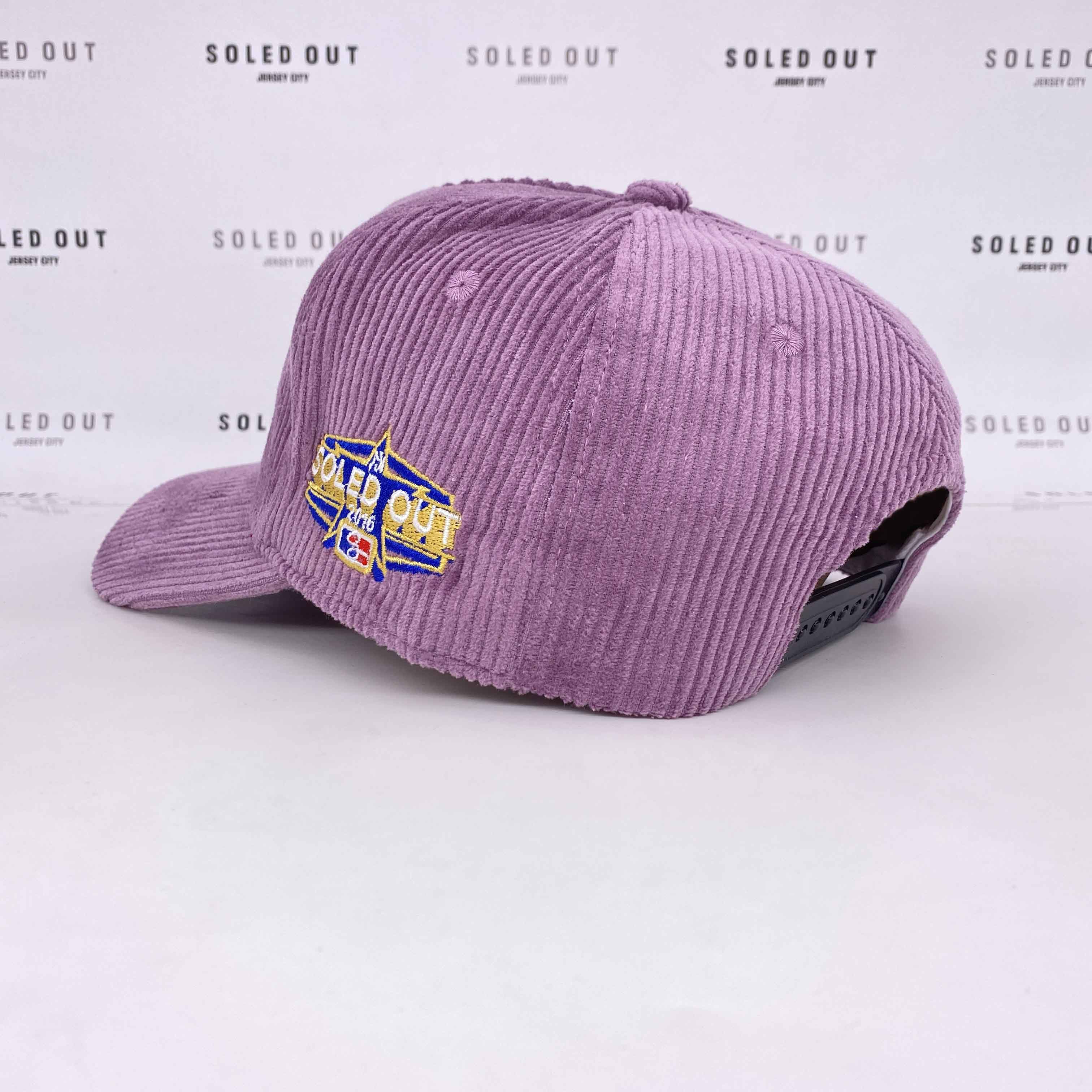 Soled Out Snapback &quot;CORDUROY LILAC&quot; 2022 New Size OS