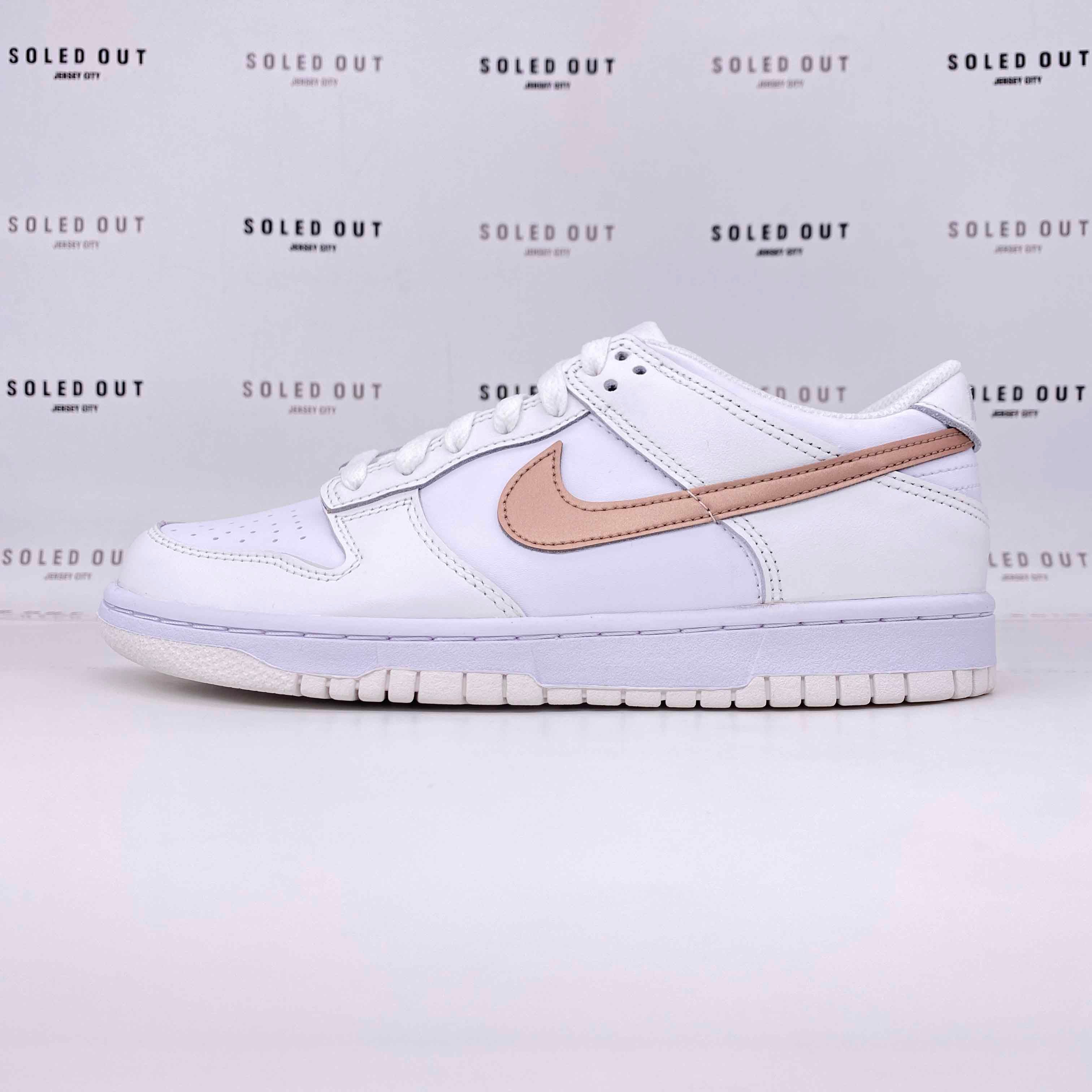 Nike (GS) Dunk Low "White Pink" 2022 New Size 6Y