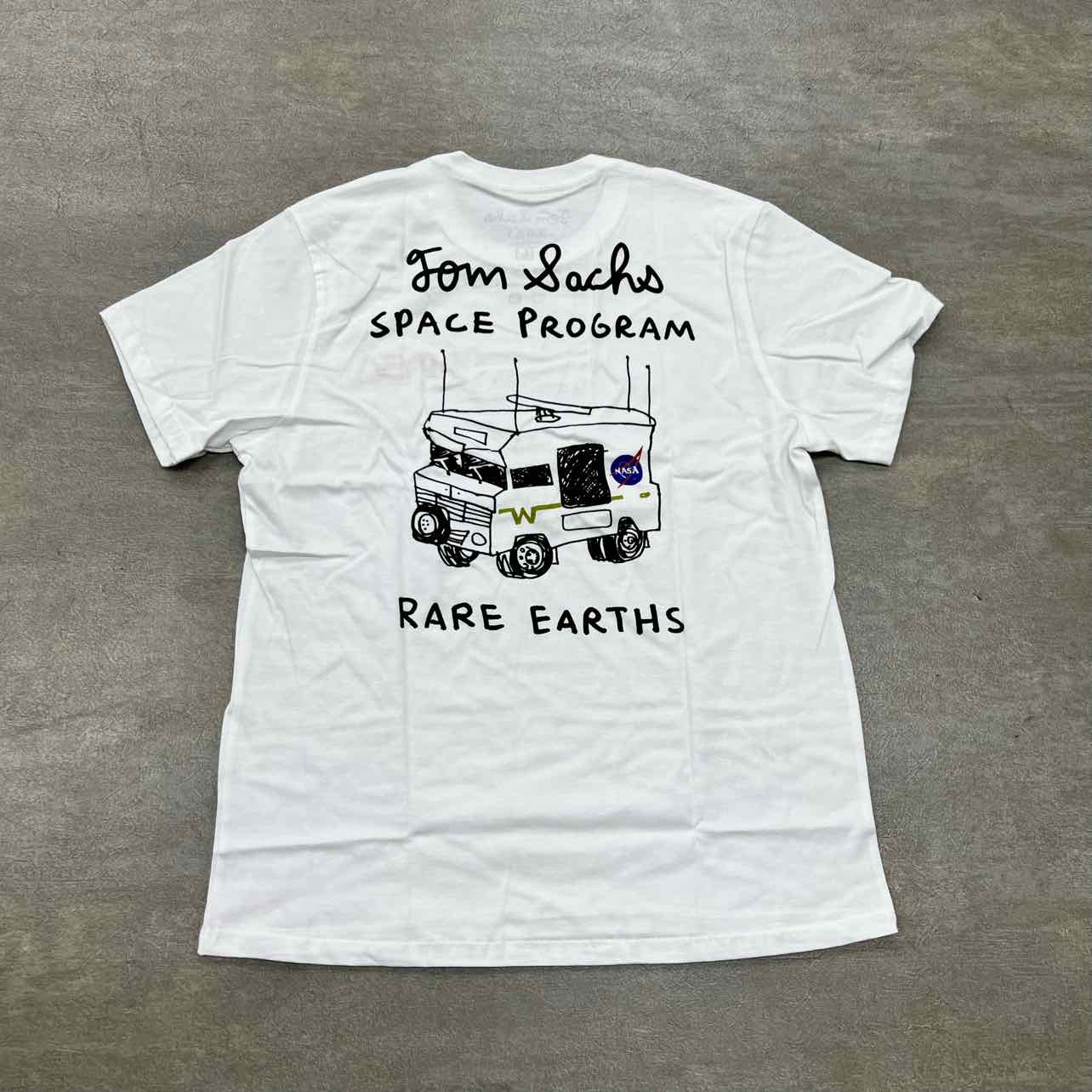 Tom Sachs T-Shirt &quot;NASA&quot; White New Size S