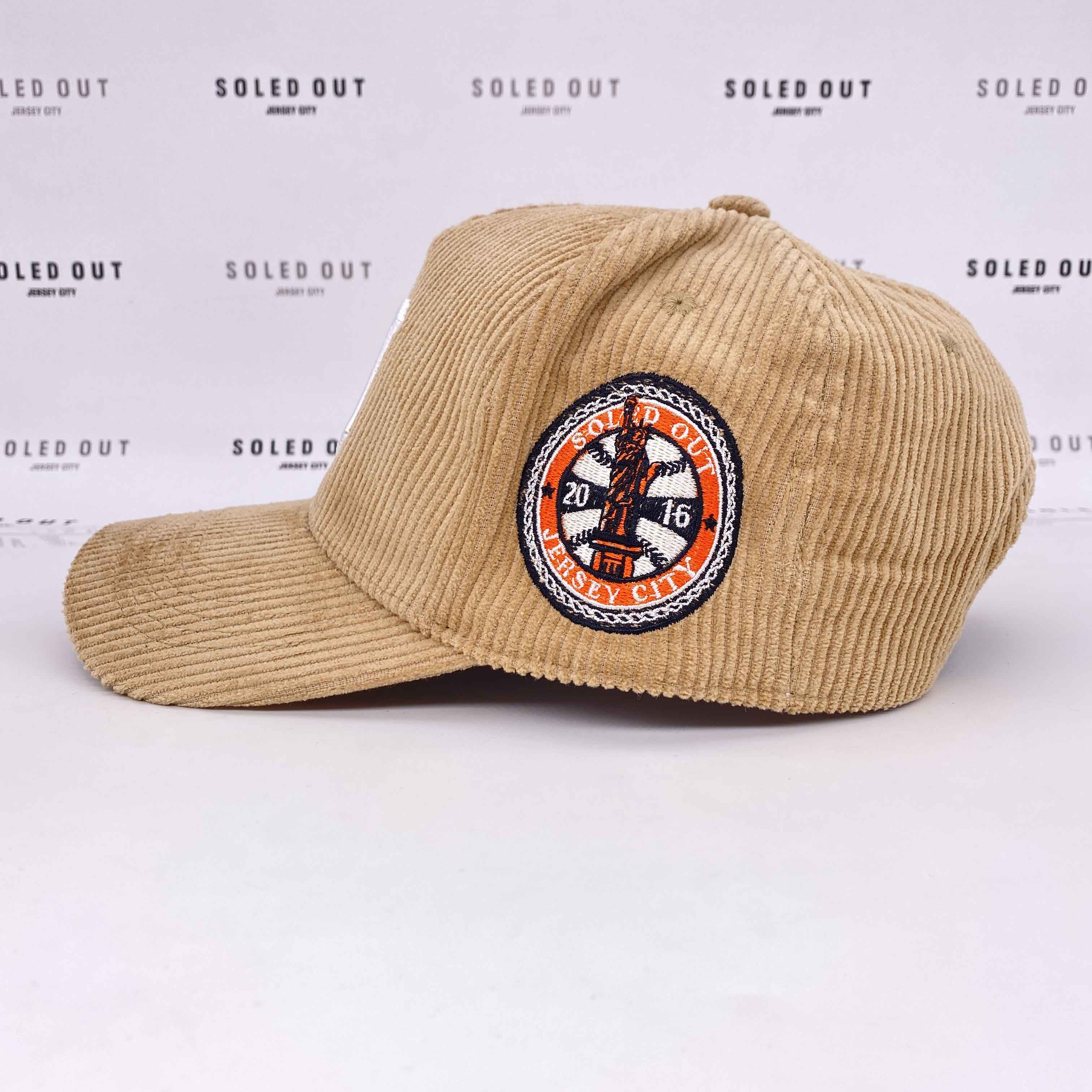 Soled Out Snapback "CORDUROY TAUPE" 2022 New Size OS