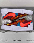 Nike Blazer Low / Sacai "Kaws Red" 2021 New Size 9.5