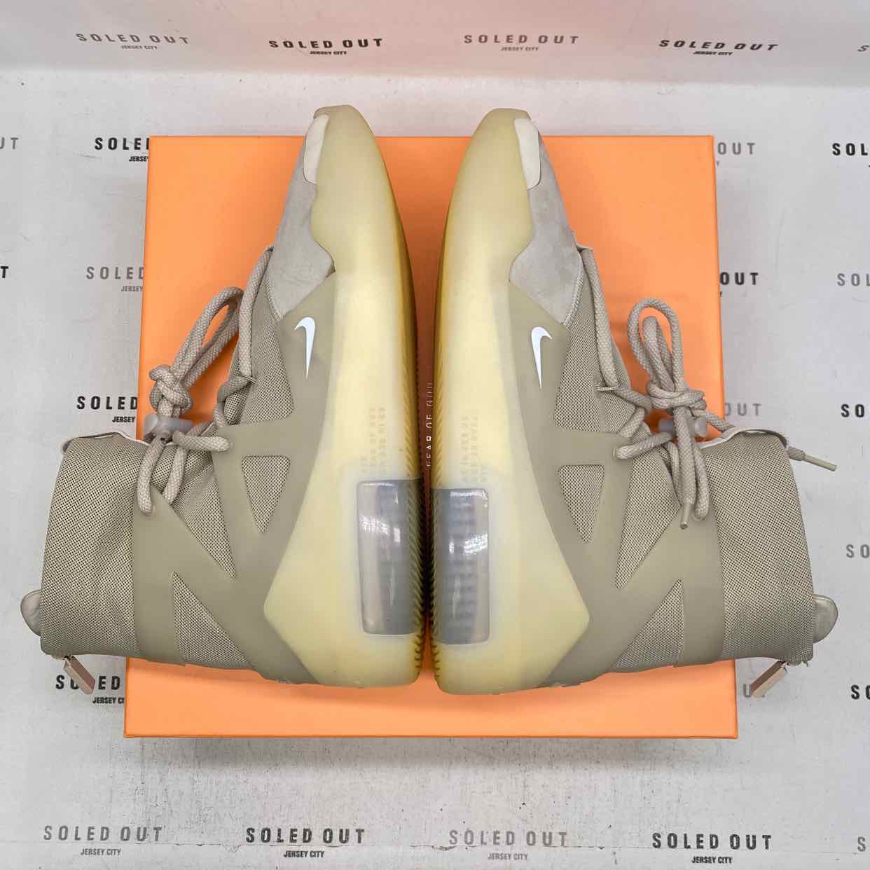 Nike Air Fear of God 1 &quot;OATMEAL&quot; 2019 Used Size 10