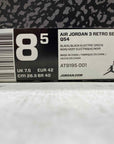 Air Jordan 3 Retro SE "Quai 54" 2018 New Size 8.5