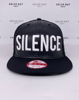 Black Scale Snapback "SILENCE" Used