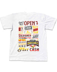 Soled Out T-Shirt "ADVERTISEMENT" White New Size M