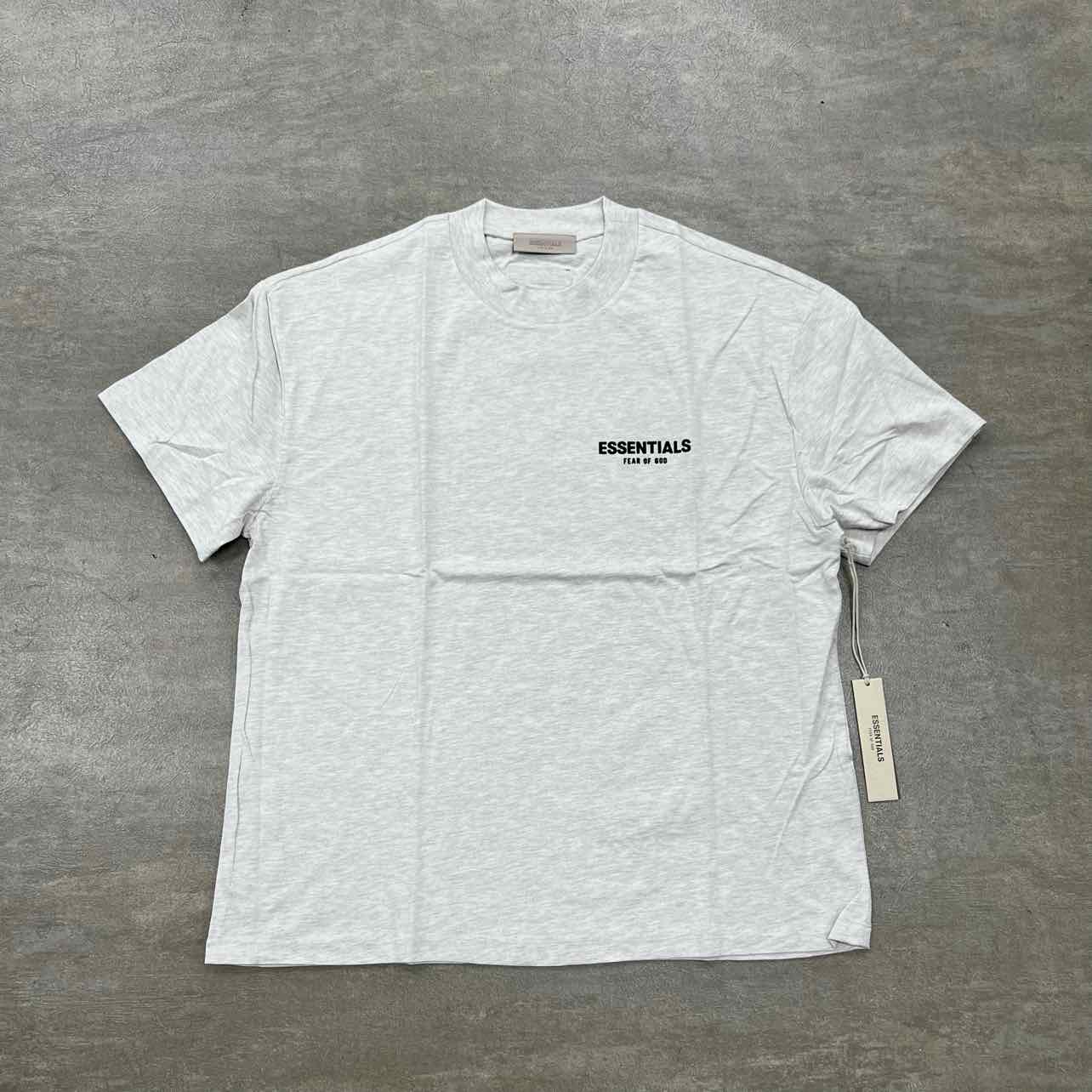 Fear of God T-Shirt &quot;ESSENTIALS&quot; Light Oatmeal New Size XL