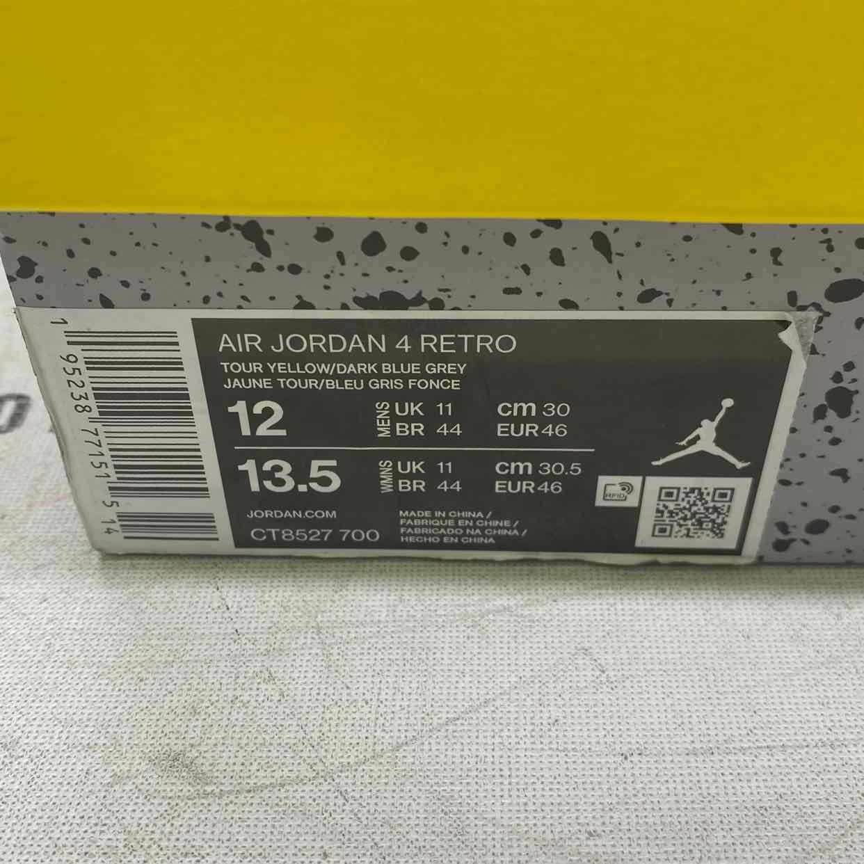Air Jordan 4 Retro &quot;Lightning&quot; 2021 Used Size 12