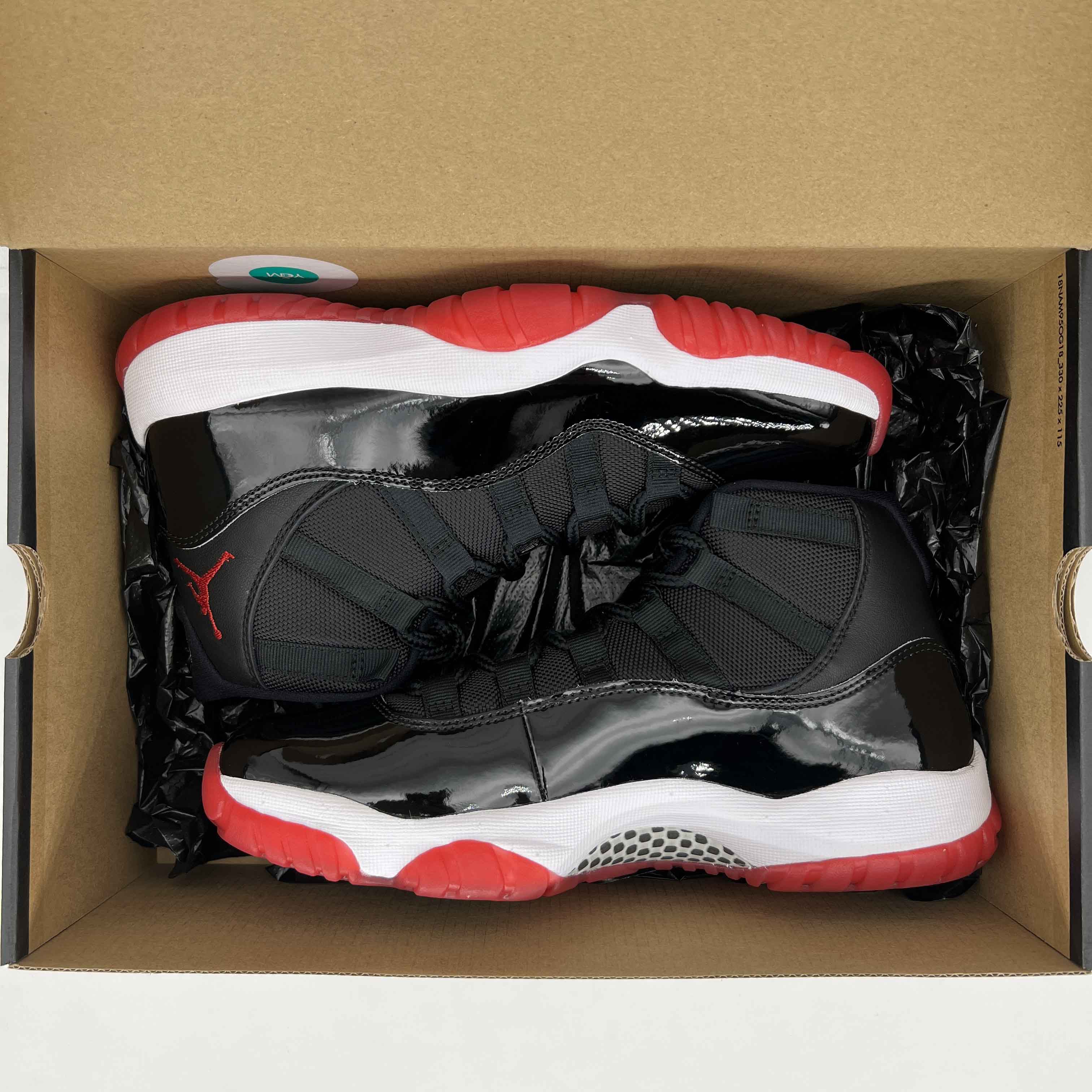 Air Jordan 11 Retro &quot;Bred&quot; 2019 New Size 13