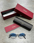 Cartier Sunglasses "BIG C DIAMOND CUT" New