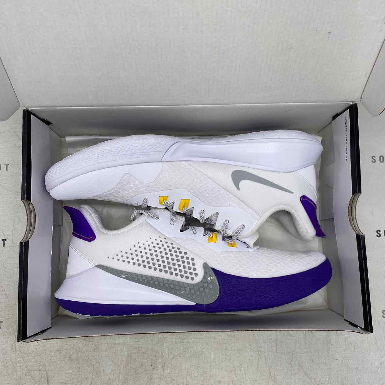 Nike Mamba Fury &quot;Lakers Home&quot; 2020 New Size 10.5