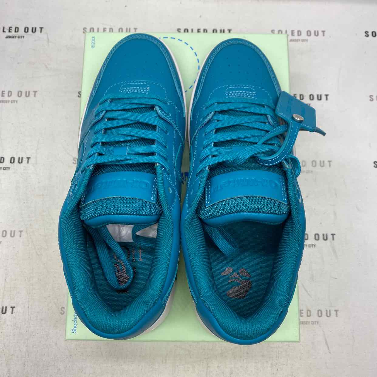 OFF-WHITE Out of Office &quot;Teal&quot;  New (Cond) Size 41