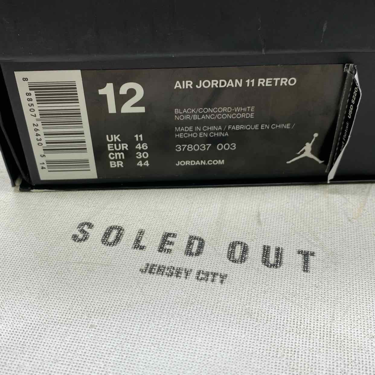 Air Jordan 11 Retro &quot;Space Jam&quot; 2016 New Size 12
