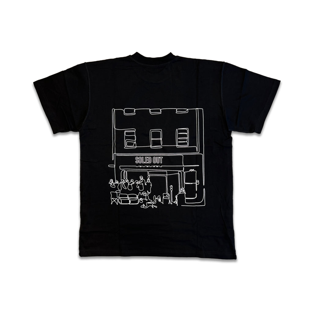 Soled Out T-Shirt "SHOP" Black Size L