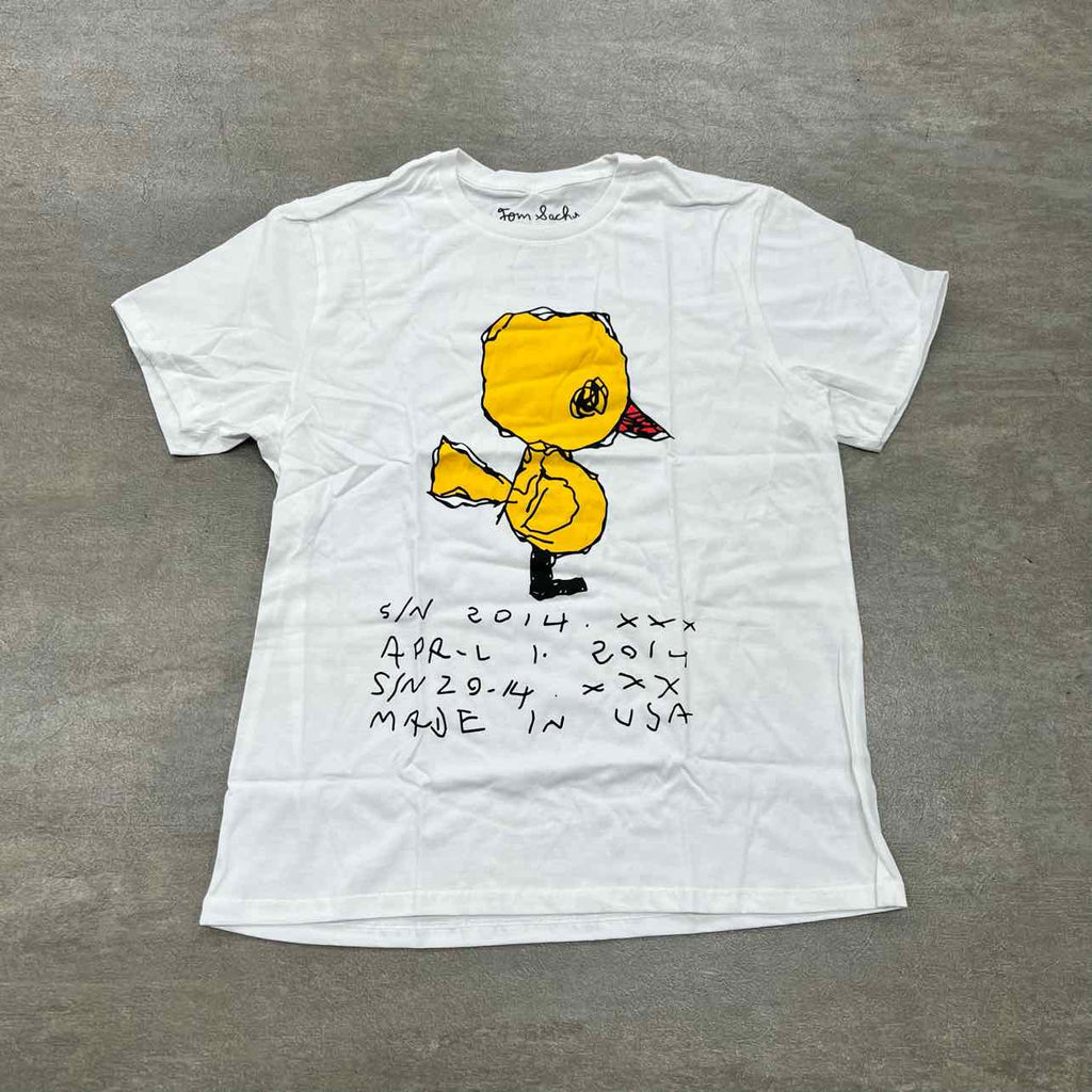 Tom Sachs T-Shirt "LOVE BIRD" White New Size M