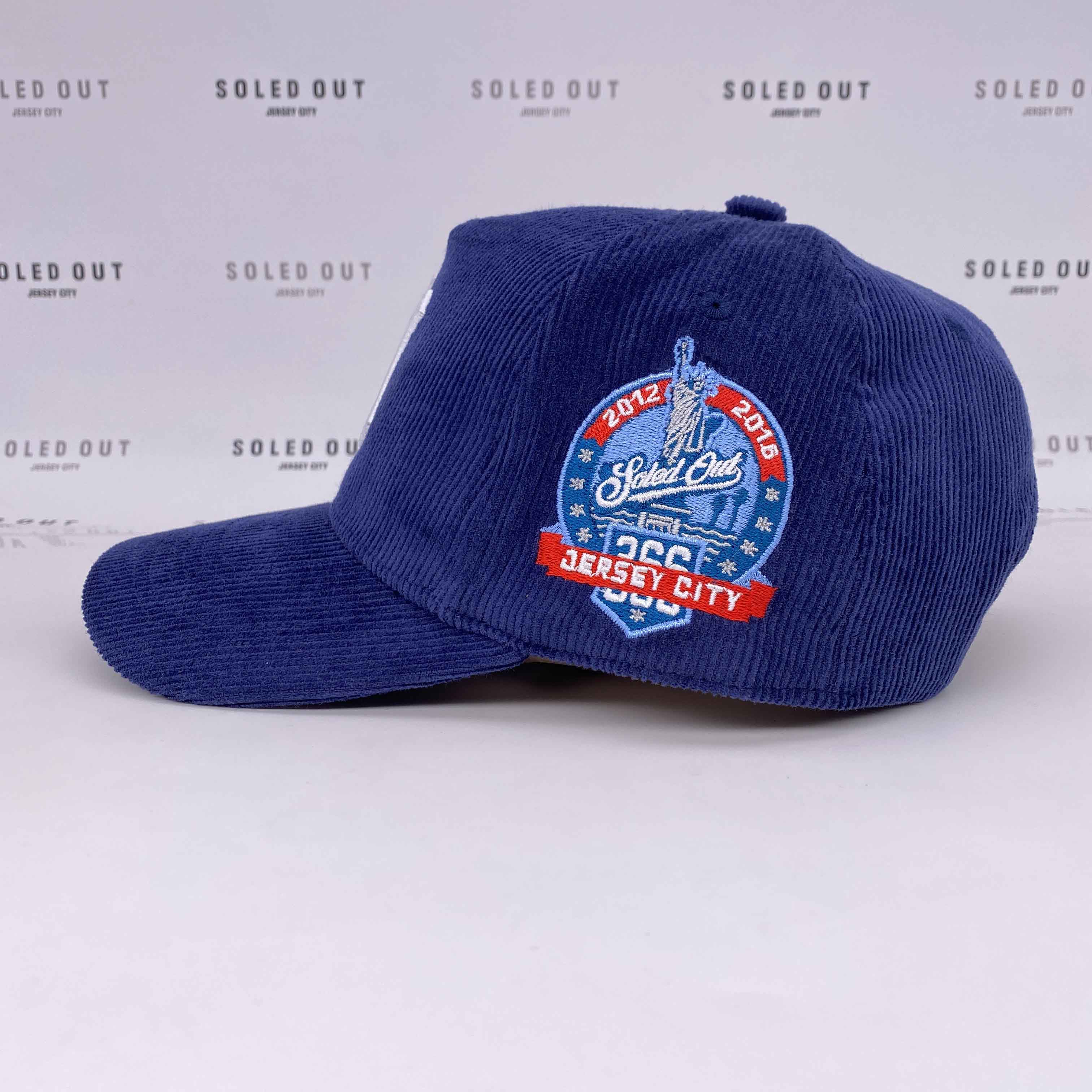 Soled Out Snapback &quot;CORDUROY MIDNIGHT&quot; 2022 New Size OS
