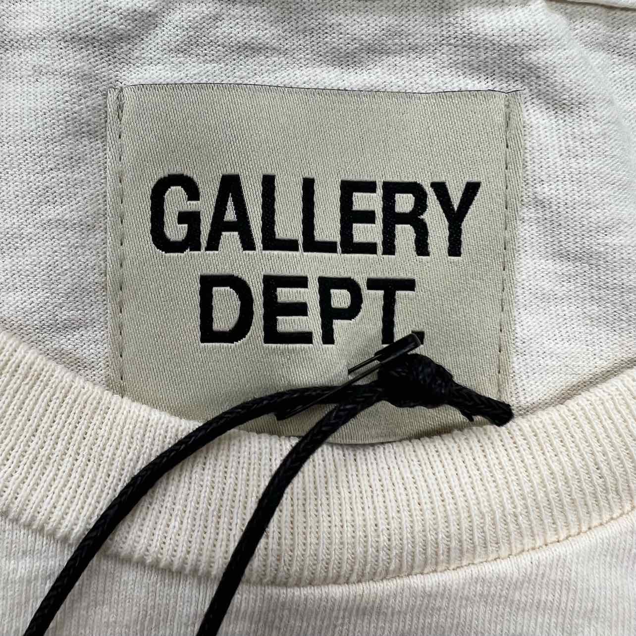 Gallery DEPT. T-Shirt "POCKET LOGO" Cream New Size XL