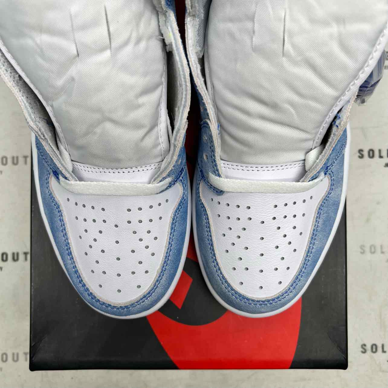 Air Jordan 1 Retro High OG &quot;Hyper Royal Sg&quot; 2021 New Size 8.5