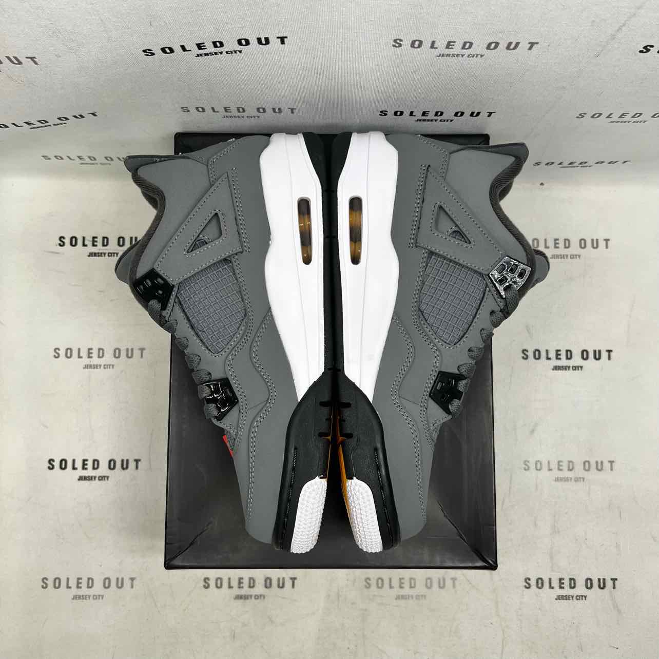 Jordan 4 cool grey box best sale