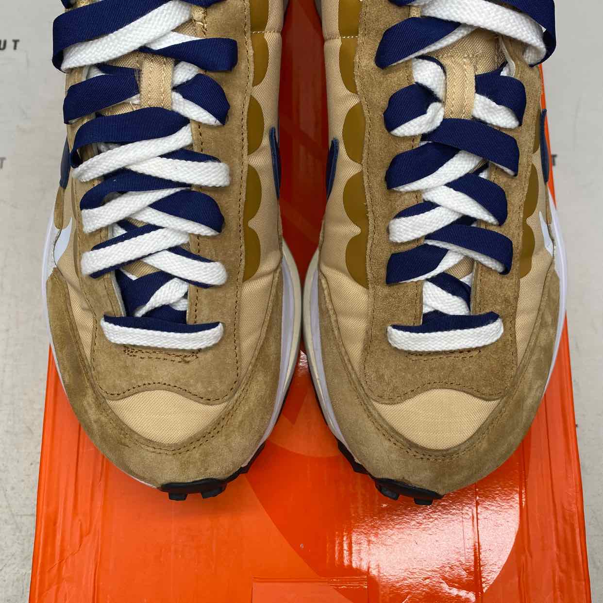 Nike Vaporwaffle / Sacai &quot;Sesame Blue Void&quot; 2021 Used Size 10