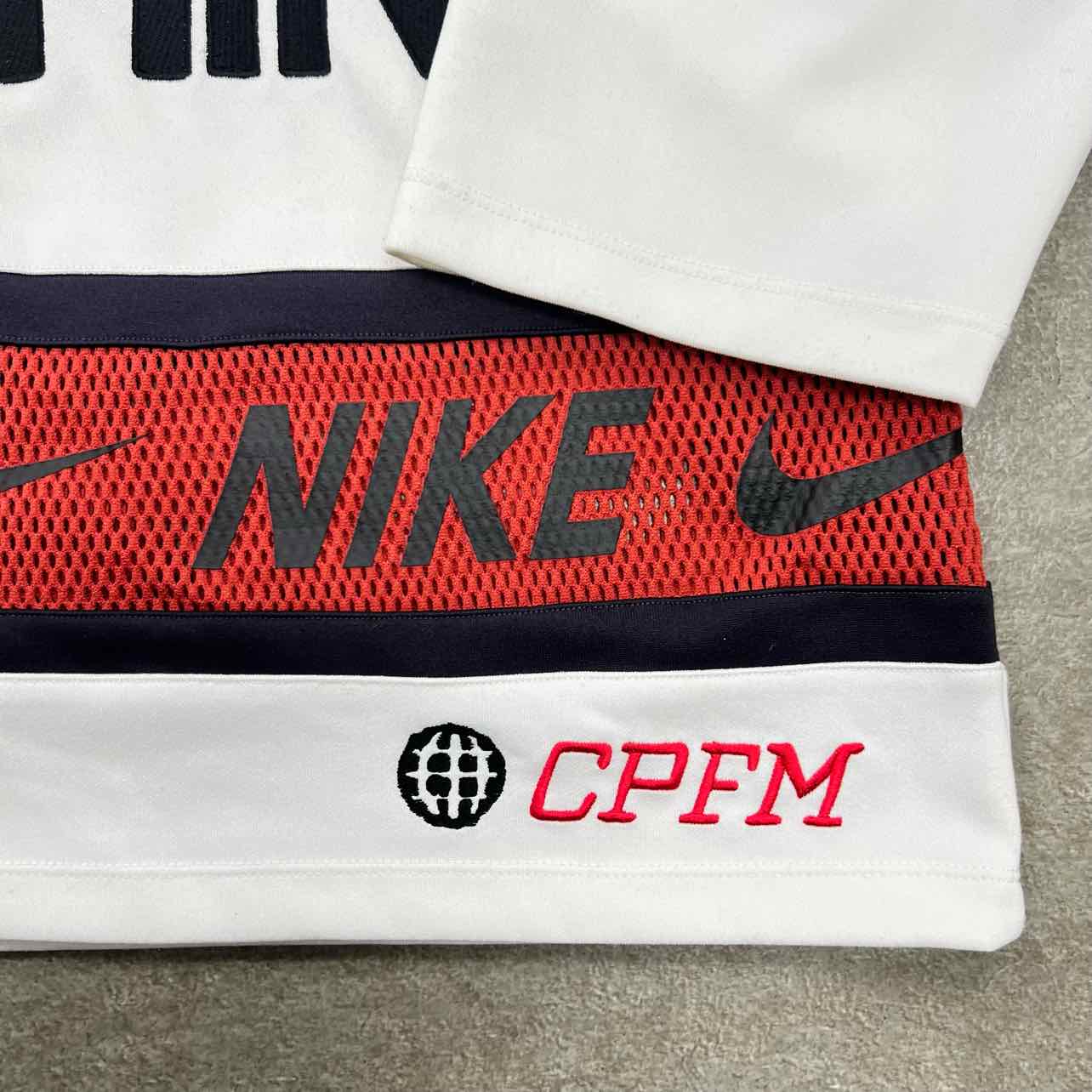 Nike Long Sleeve &quot;CPFM HOCKEY JERSEY&quot; White Used Size S